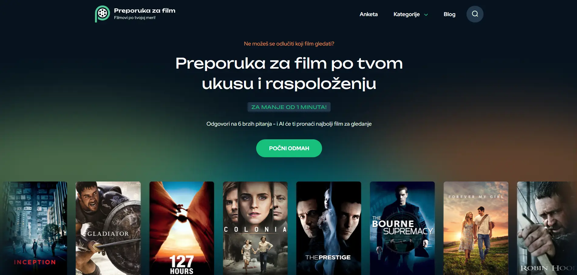 Preprouka za film